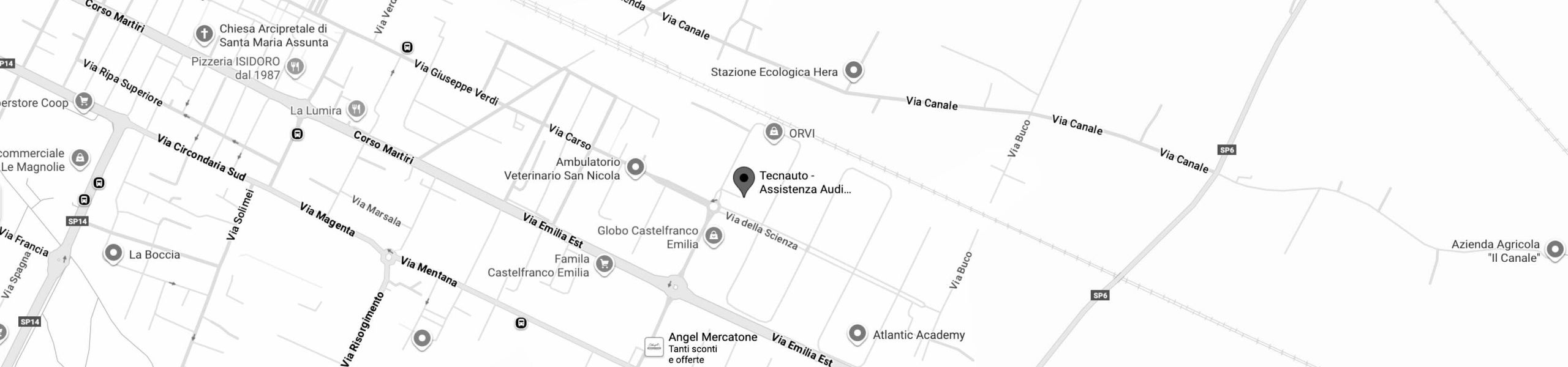 indirizzo tecnauto centro auto castelfranco emilia